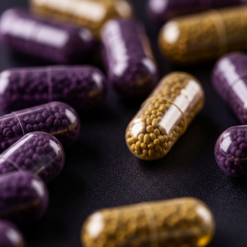 Cápsulas de niacinamida y péptidos cosméticos